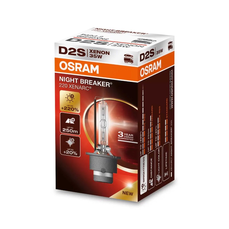 OSRAM LEMPUTĖS D2S 35W P32D-2 4X1 1A