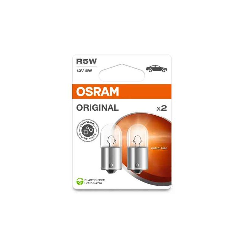 OSRAM LEMPUTĖS R5W 12V BA15S