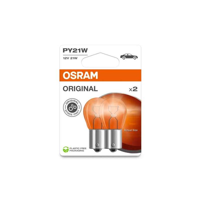 OSRAM LEMPUTĖS PY21W 12V BAU15S