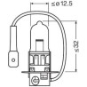 OSRAM LEMPUTĖS H3 55W 12V PK22S