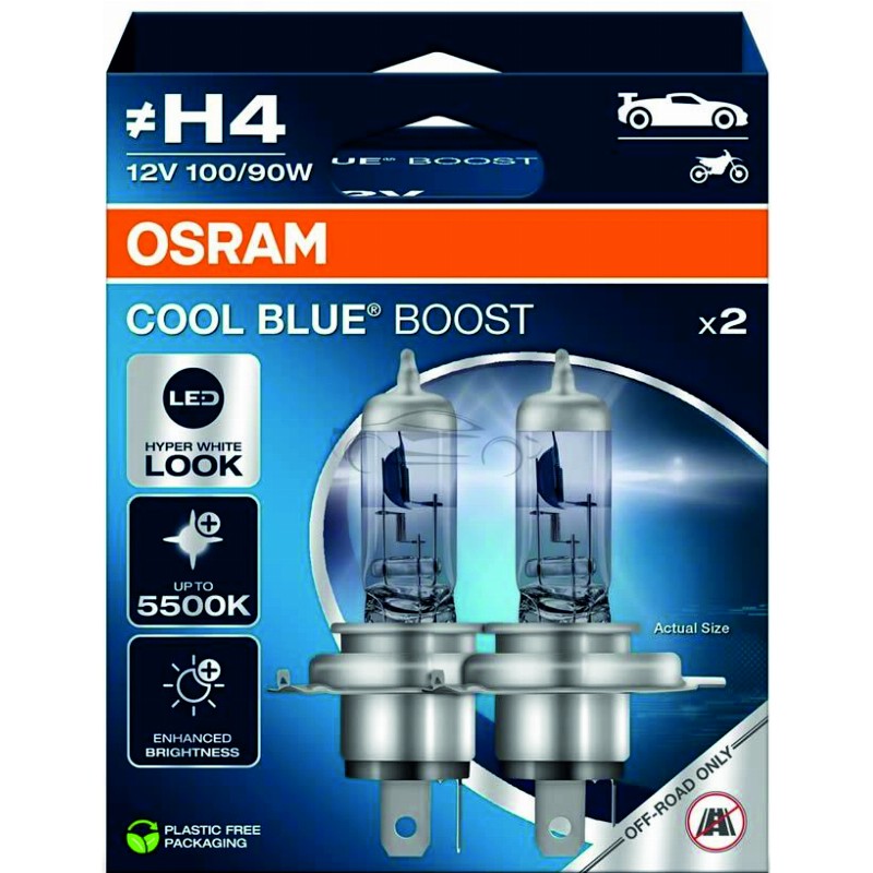 OSRAM LEMPUTĖS H4 100/90W 12V P43T