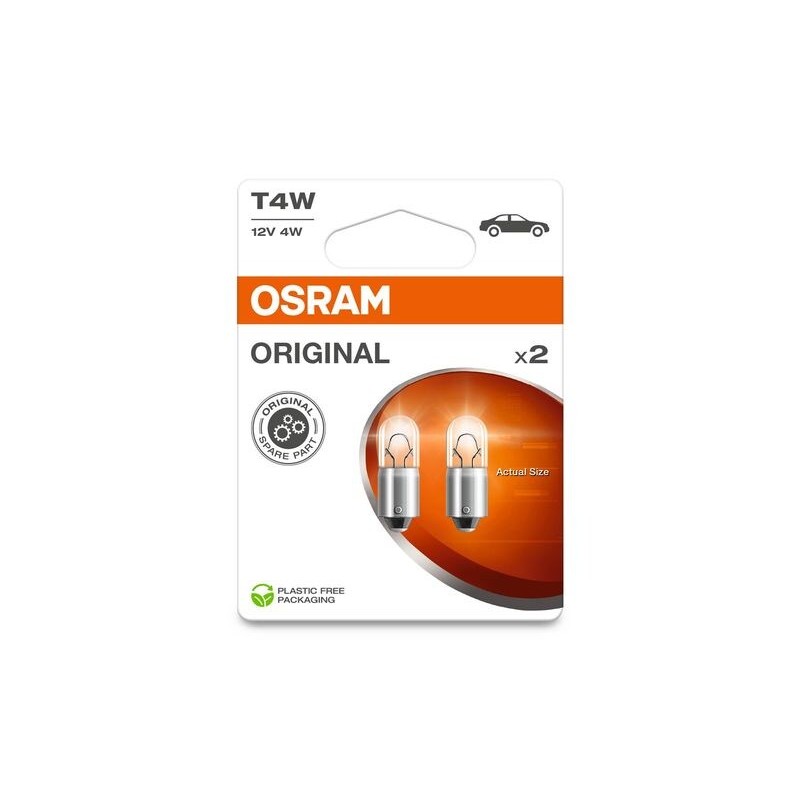 OSRAM LEMPUTĖS T4W 12V 4W BA9S