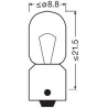 OSRAM LEMPUTĖS T4W 12V 4W BA9S