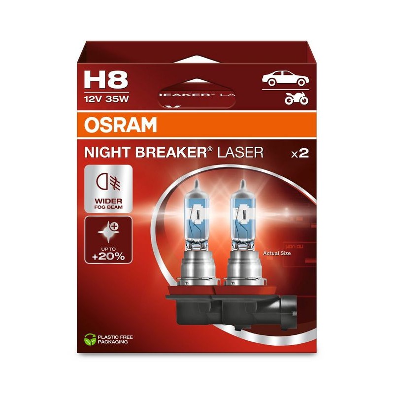 OSRAM LEMPUTĖS H8 35W 12V PGJ19-1