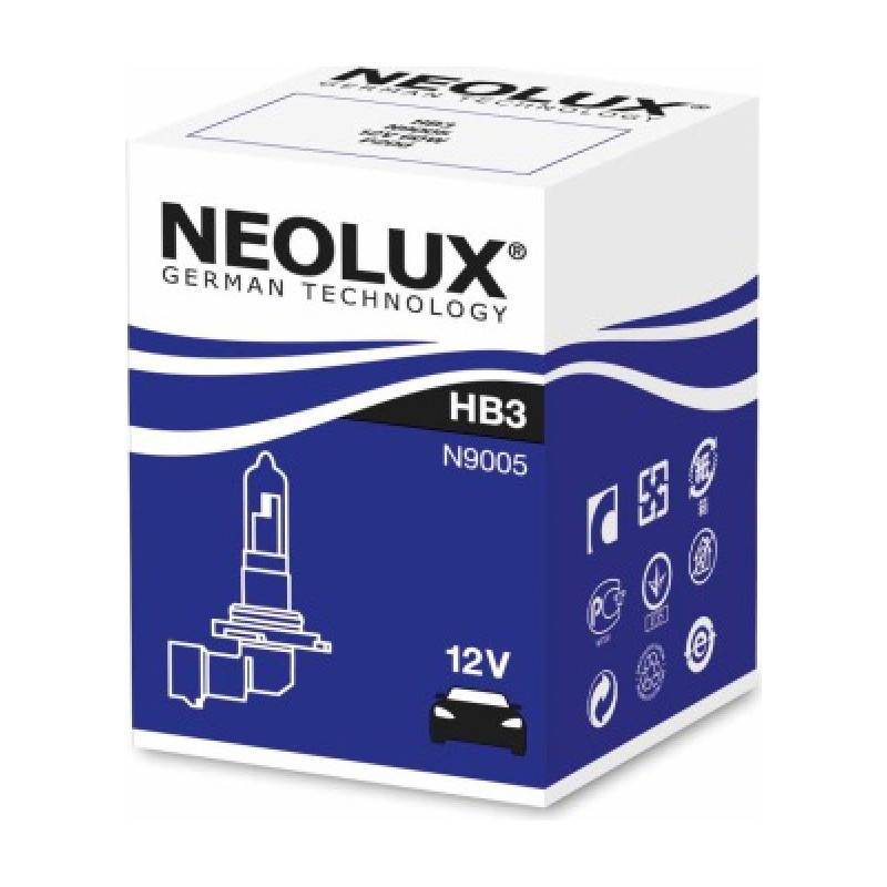 NEOLUX LEMPUTĖS HB3 12V 60W P20D 9005