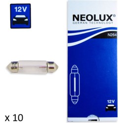 NEOLUX LEMPUTĖS 10W 12V SV8.5-8  5XFS10