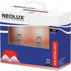 NEOLUX LEMPUTĖS H1 12V 2SCB H1 55W +50% EXTRA LIGHT