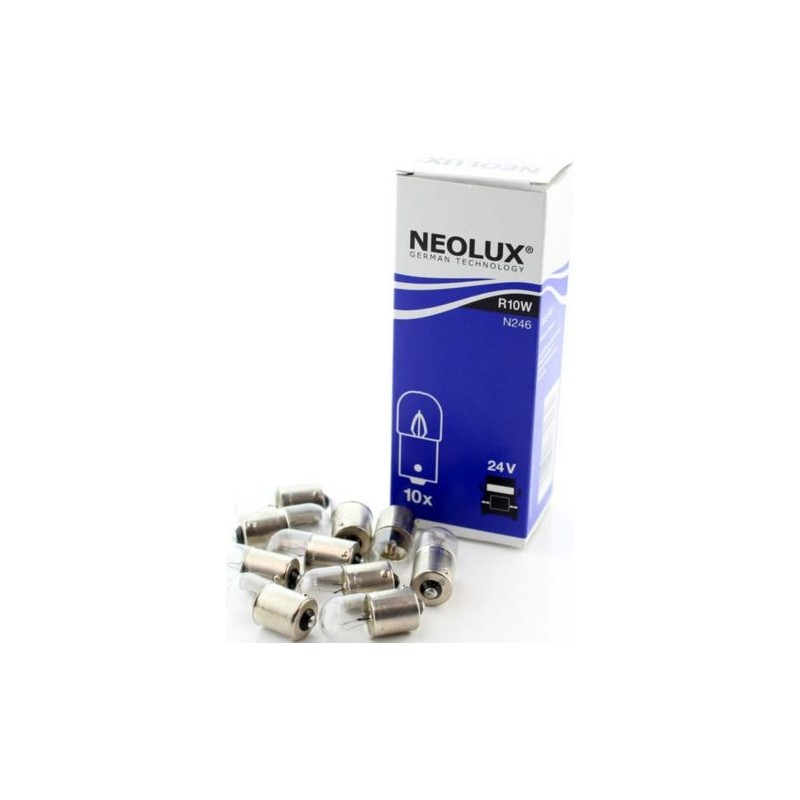 NEOLUX LEMPUTĖS R10W 24V BA15S