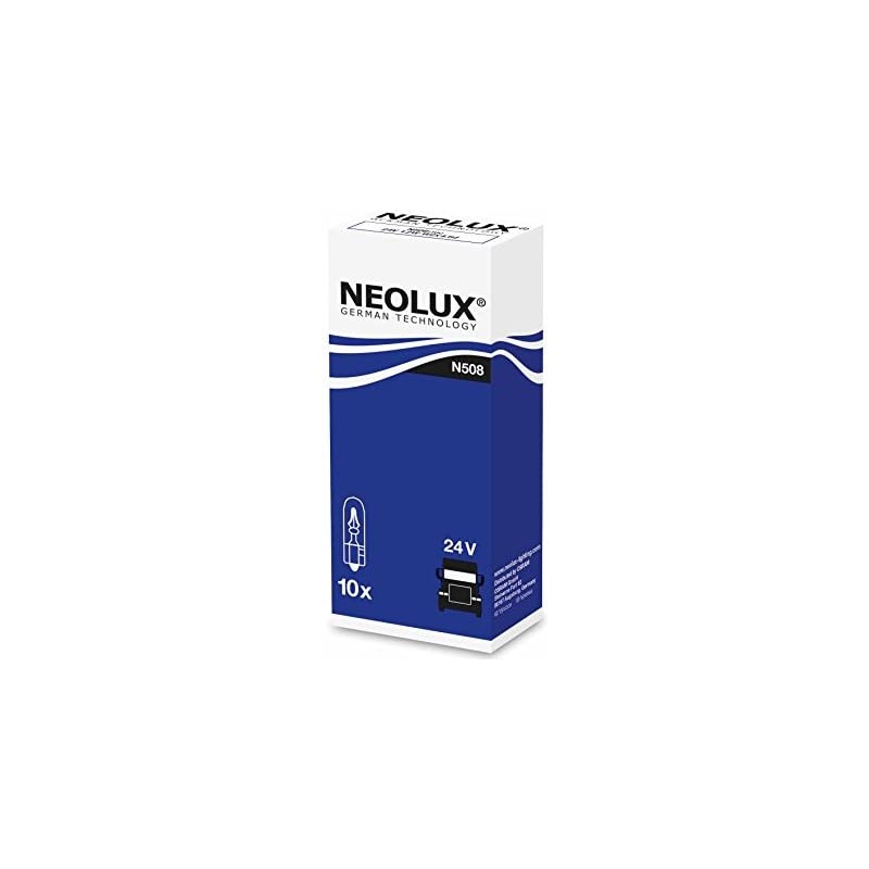 NEOLUX LEMPUTĖS 1,2W 24V W2X4.6D 5XFS10