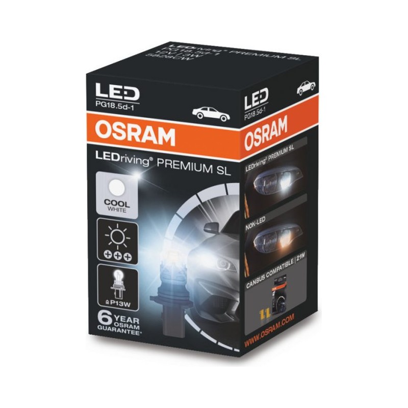 OSRAM LEMPUTĖS 3W 12V PG18.5D-1 10X1 2B