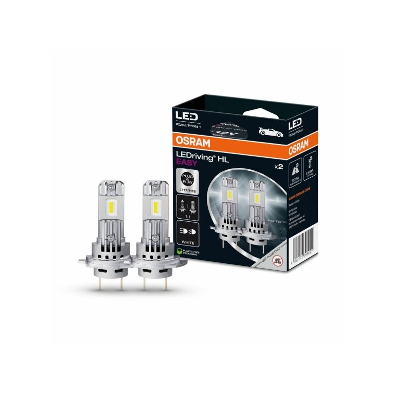 OSRAM LED LEMPUTĖS H7/H18 OFF-ROAD ONLY 16W 12V PX26D/PY26D-1
