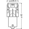 OSRAM LEMPUTĖS P2W 12V 1.4W BA15S BLI2 DK