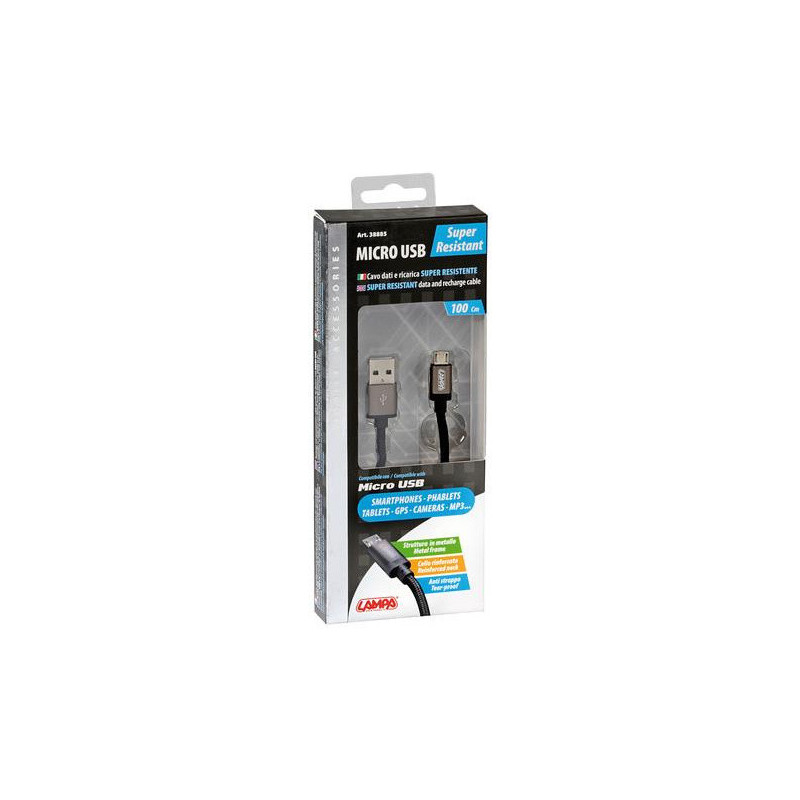 Laidas USB/micro USB 100cm