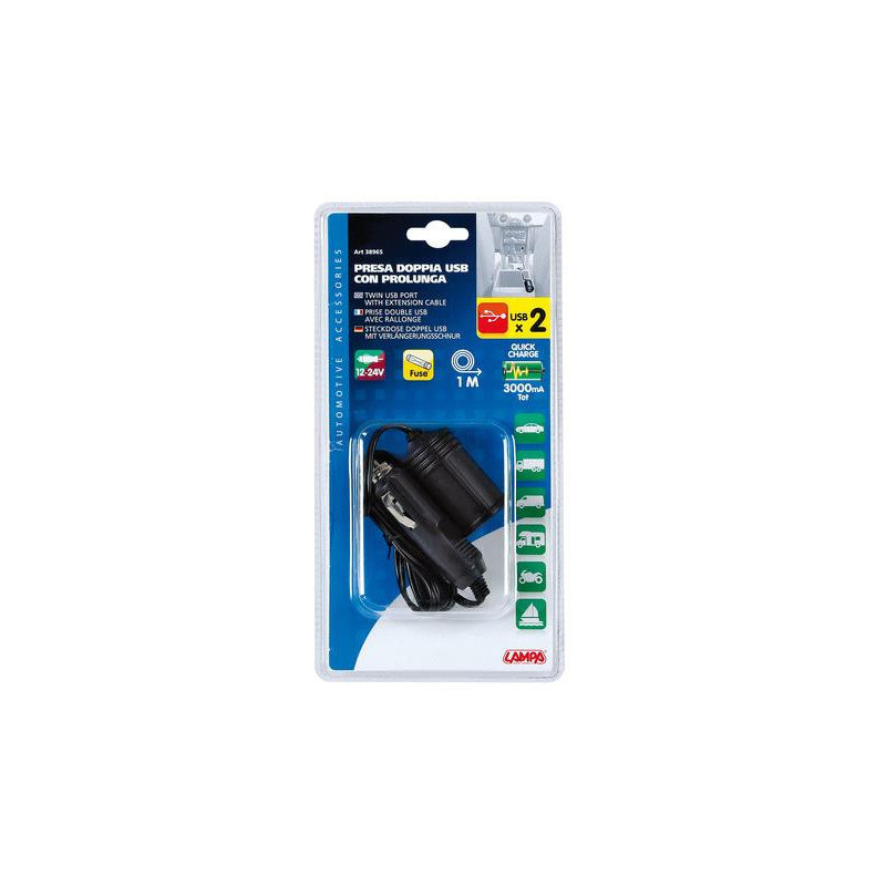 Kroviklis USB su laidu