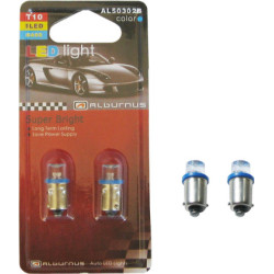 T10 1LED įgaubta balta
