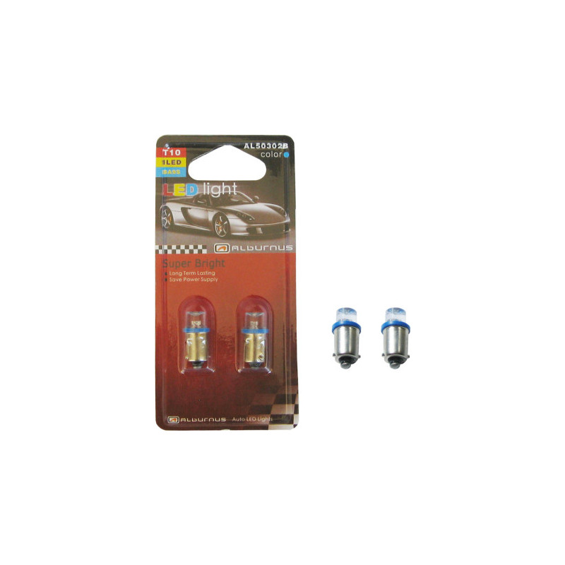T10 1LED įgaubta balta