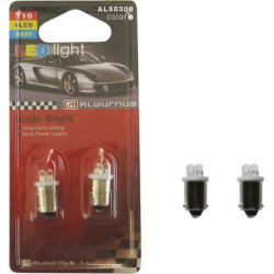 T10 4LED įgaubta balta