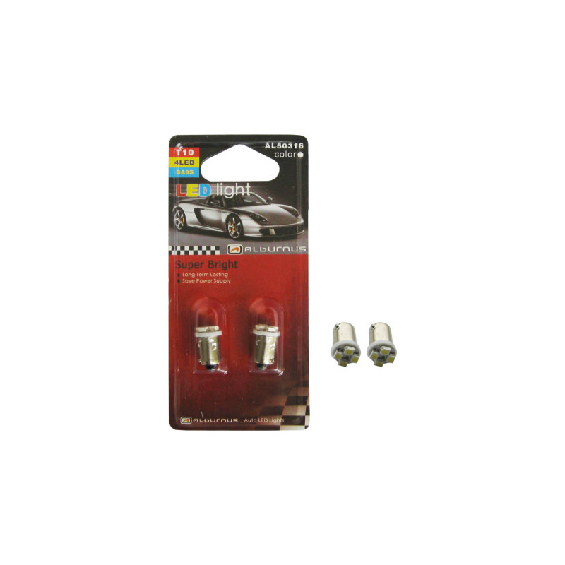 T10 SMD 4LED balta