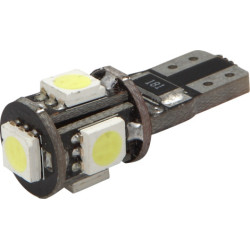 SMD T10 5LED BALTA