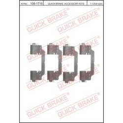 Laikikliai stabdžių kaladėlių