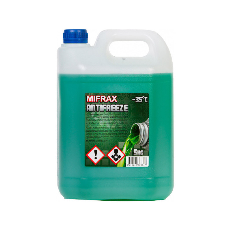 Aušinimo skystis MIFRAX -35C 5kg žalias