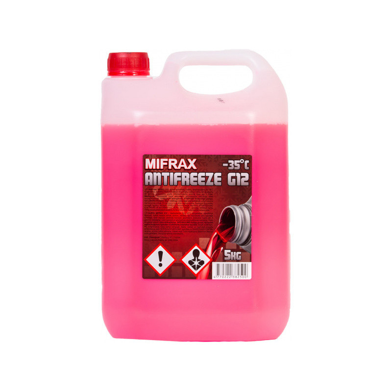 Aušinimo skystis MIFRAX -35C 5kg raudonas