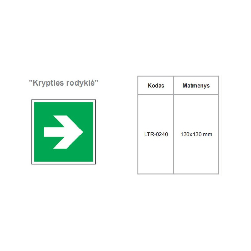Lipdukas  "Krypties rodyklė"