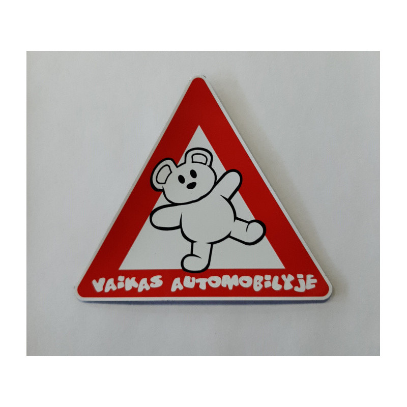 Lipdukas magnetinis “Vaikas automobilyje“