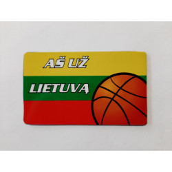 Lipdukas magnetinis "Aš už Lietuvą" 