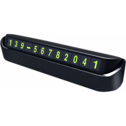 Magnetinis parkavimo telefono numerio atvaizdavimas