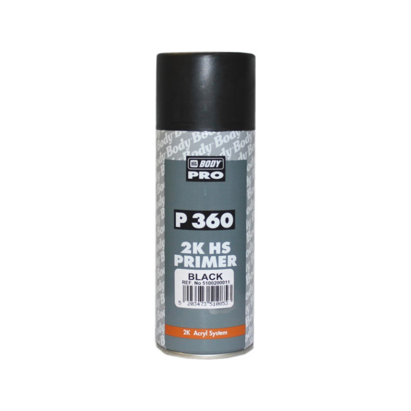 Gruntas akrilinis P360 (juodas) 400ml