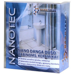 Nano danga dušo kabinoms, keramikai 