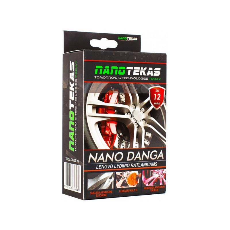 Nano danga automobilio ratlankiams 30/30ml