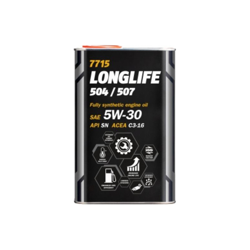 Alyva 7715 METAL LONGLIFE 504/507 5W30 1L