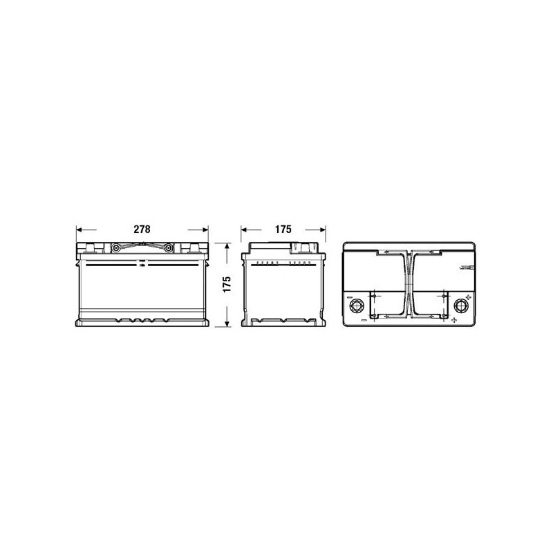 Akumuliatorius 65Ah 650A 12V