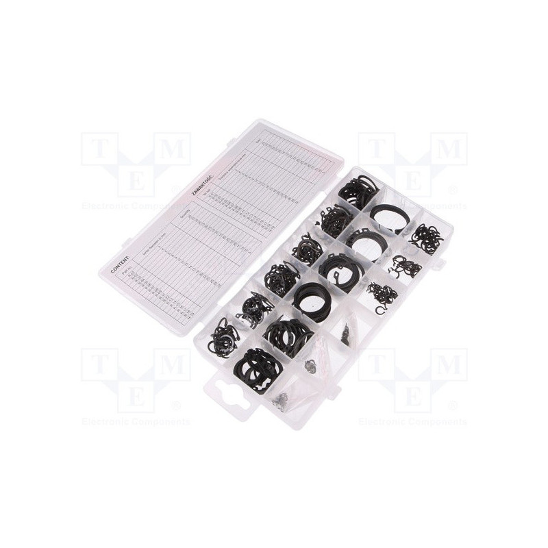 Išorinių žiedų rinkinys 3-32mm 300vnt