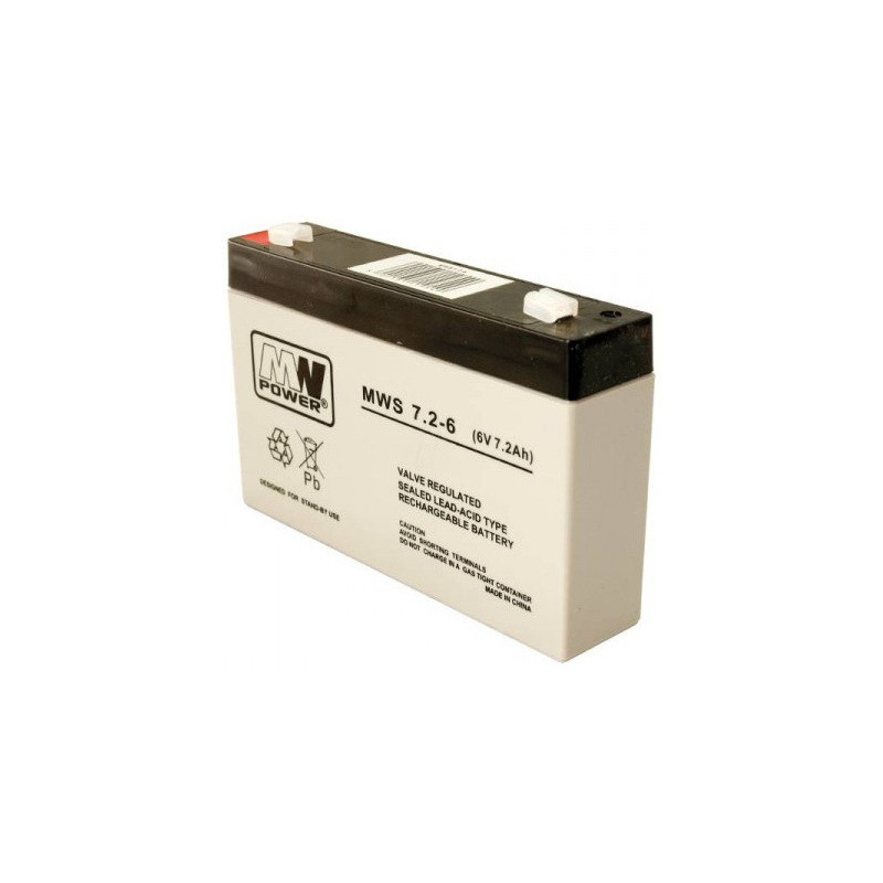Akumuliatorius 7.2Ah 6V AGM