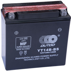 Akumuliatorius 12Ah 12V AGM su elektrolito talpa