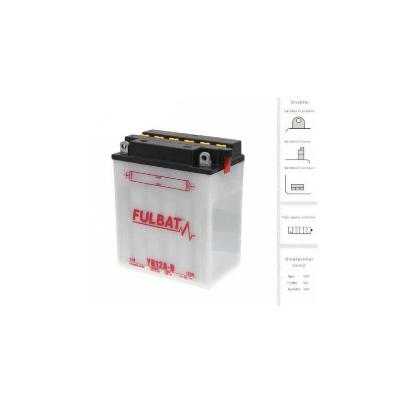 Akumuliatorius 12Ah 155A 12V