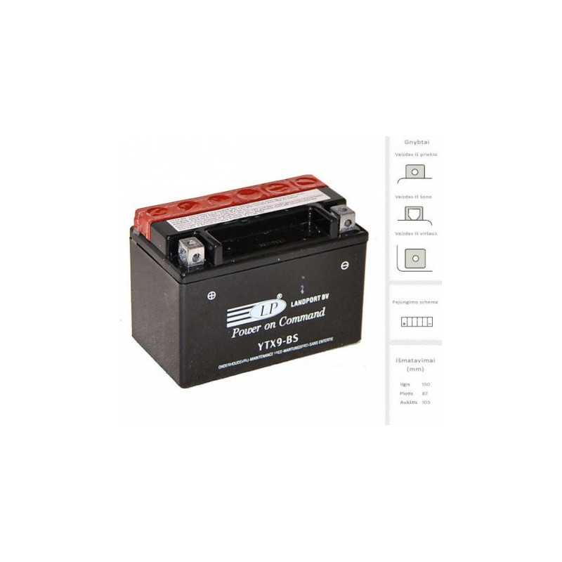 Akumuliatorius 8Ah 135A 12V