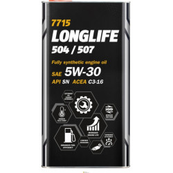 Alyva 7715 METAL LONGLIFE 504/507 5W30 5L