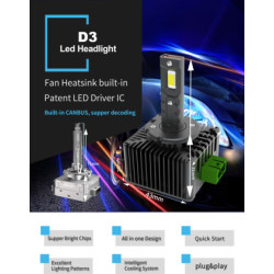 Lemputės D3S LED