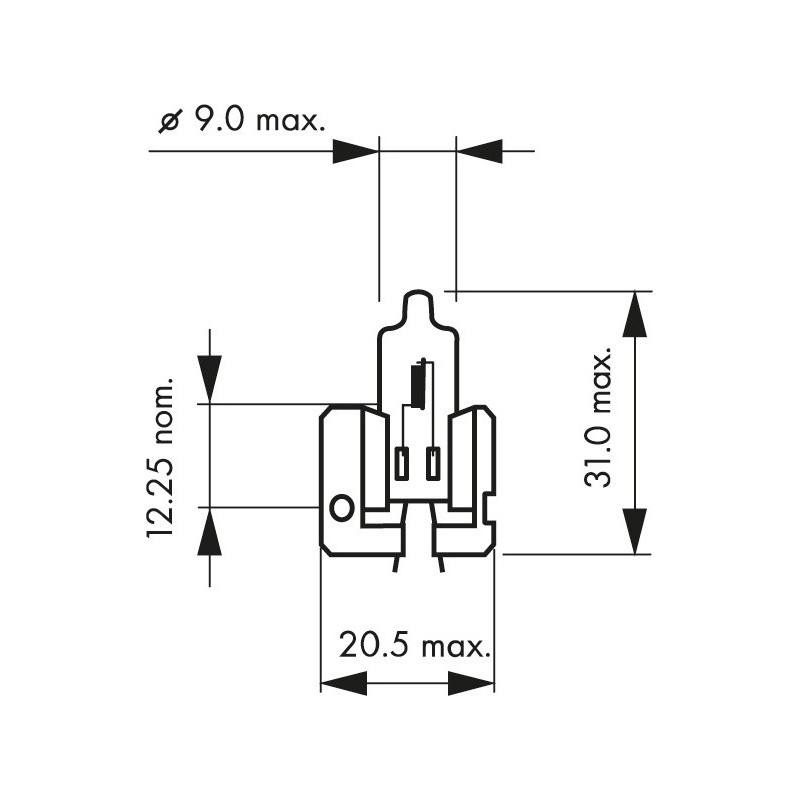 Lemputė 12V/55W X511