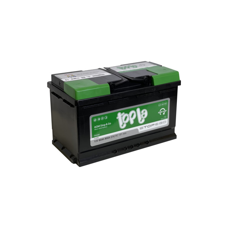 Akumuliatorius 80Ah 800A 12V AGM