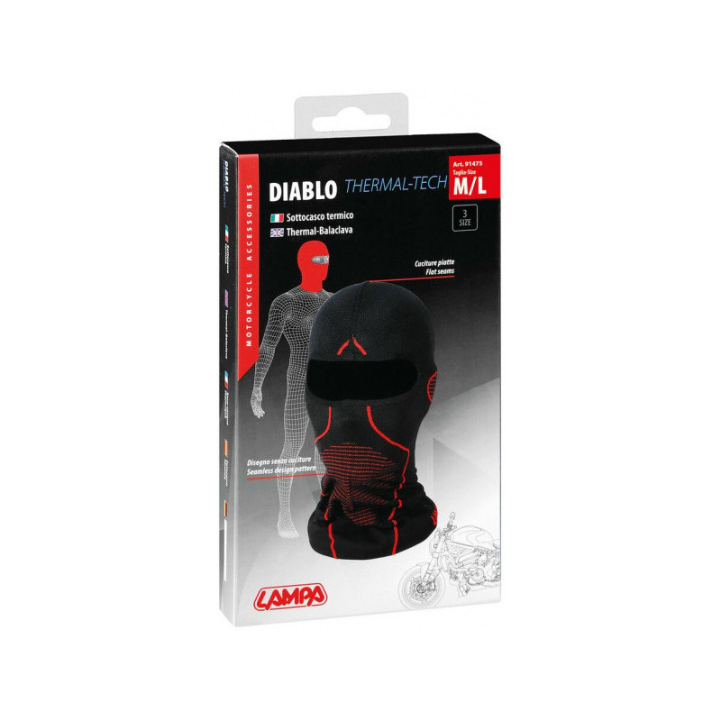 Kaukė veido DIABLO M/L
