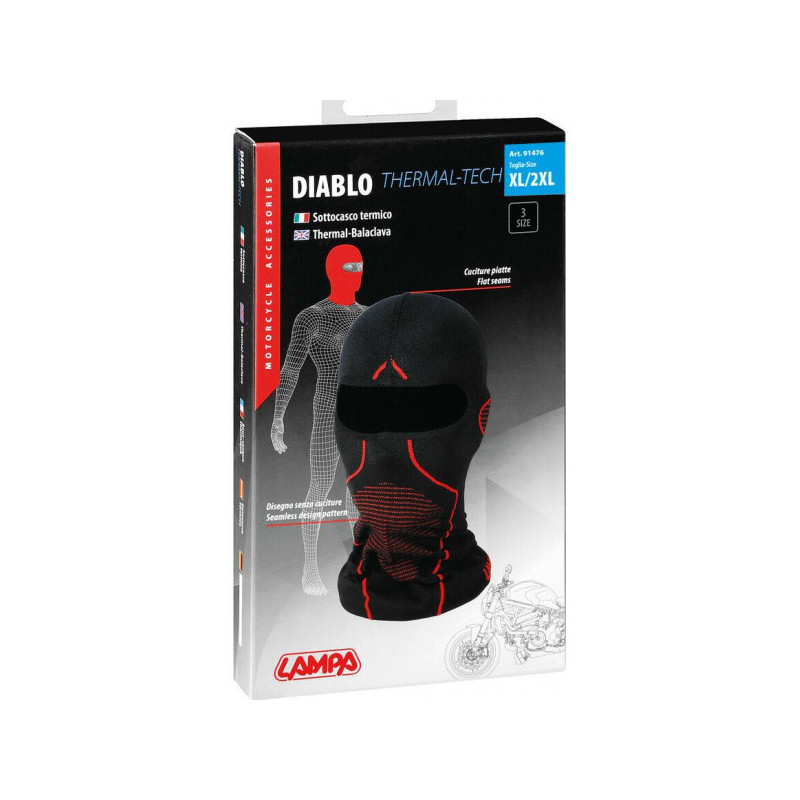 Kaukė veido DIABLO XL/XXL
