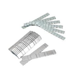ALU Fe adhesive balancing weights (h=4mm) 5g*12pcs. (60gr), 100strips/pack.