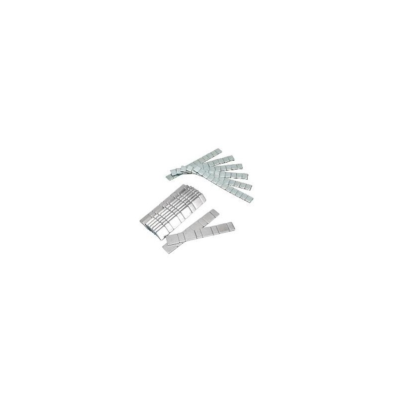 ALU Fe adhesive balancing weights (h=4mm) 5g*12pcs. (60gr), 100strips/pack.