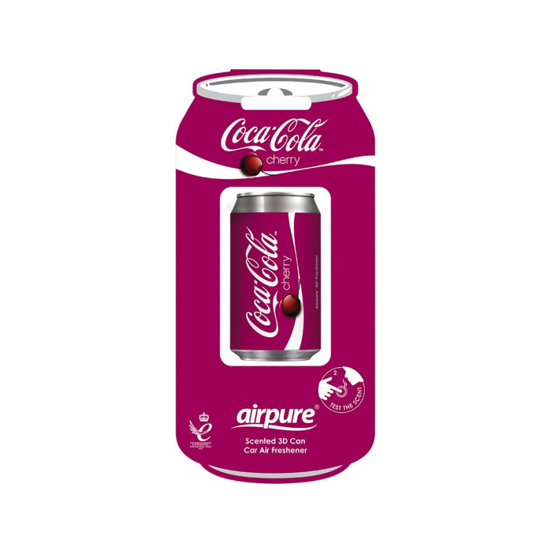 Salono kvapas "COCA-COLA" skardinė 3D Vent Coke Cherry