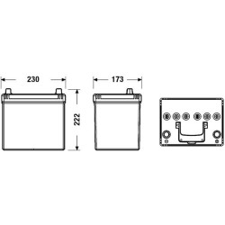 Akumuliatorius 60Ah 520A 12V